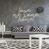 Family Wall Decal ' 'Love Me Some Home ' - Vinyl Art for Living Room, Bedroom or Home D'cor ' A Variety of Sizes and Colors