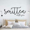 Family Wall Decal ' 'Smitten With You' - Vinyl Sticker Art Decor for Living Room, Bedroom, Entryway or Home Decor