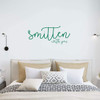 Family Wall Decal ' 'Smitten With You' - Vinyl Sticker Art Decor for Living Room, Bedroom, Entryway or Home Decor