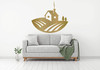 Farm House Wall Decal - Removable Vinyl Sticker for Home, Family Room or Office - Custom Sizes and Colors Fit Any Themed Living Space