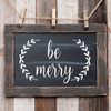 Farmhouse Wall Decor - Be Marry - Vinyl Decal For Bedroom, Living Room or Kitchen Decoration