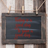 Farmhouse Wall decor - Today Is A Good Day - Personalized Vinyl Decal For Bedroom or Living Room Decor