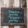 Farmhouse Wall decor - Today Is A Good Day - Personalized Vinyl Decal For Bedroom or Living Room Decor