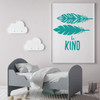 Feather Wall Decal - Be Kind - Vinyl Decor for Baby's Room, Children's Bedroom or Play Room