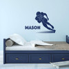 Football Wall Decal - Touch Down - Vinyl Sticker for Boy's Bedroom Decor, Playroom or Game Room Decoration