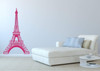 French Wall Decor | Eiffel Tower Vinyl Decal | for Living Room, Bedroom, Office, Kitchen | Small, Large Sizes | Black, White, Brown, Red, Green, Purple, Pink, Gray, Other Colors