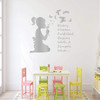 Girl Bedroom Butterfly Inspirational Wall Decor