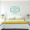 Gratitude Quote Wall Decal - Begin Each Day With a Grateful Heart - Christian, Religious Themed Vinyl Lettering Home Decor