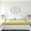 Gratitude Quote Wall Decal - Begin Each Day With a Grateful Heart - Christian, Religious Themed Vinyl Lettering Home Decor