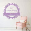 Happy Easter - Christian Wall Decor - Vinyl Decal Easter Decorations for your Walls, Windows, or Doors