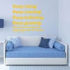 Heaven Wall Decals "Keep Trying Trusting Believing Growing " Jeffrey R. Holland Quote For Vinyl Home Wall Decor
