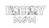 Hockey Mom Car Vinyl Decal ' Durable and Easy to Apply