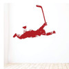Hockey Wall Decor Vinyl Decal