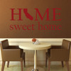Home Sweet Home State of California Silhouette Vinyl Wall Art Decal For Living Dining, Family Room, or Entryway Decor