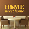 Home Sweet Home State of Georgia Silhouette Vinyl Wall Art Decal For Living Dining, Family Room, or Entryway Decor