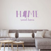 Home Sweet Home State of Mississippi Vinyl Wall Art Decal For Living Dining, Family Room, or Entryway Decor