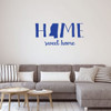Home Sweet Home State of Mississippi Vinyl Wall Art Decal For Living Dining, Family Room, or Entryway Decor