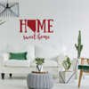 Home Sweet Home State of Nevada Vinyl Wall Art Decal For Living Dining, Family Room, or Entryway Decor