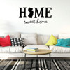 Home Sweet Home State of New Jersey Vinyl Wall Art Decal For Living Dining, Family Room, or Entryway Decor