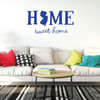 Home Sweet Home State of New Jersey Vinyl Wall Art Decal For Living Dining, Family Room, or Entryway Decor