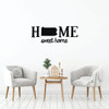 Home Sweet Home State of Pennsylvania Vinyl Wall Art Decal For Living Dining, Family Room, or Entryway Decor