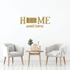 Home Sweet Home State of Pennsylvania Vinyl Wall Art Decal For Living Dining, Family Room, or Entryway Decor
