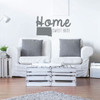 Home Sweet Home State of South Dakota Vinyl Wall Art Decal For Living Dining, Family Room, or Entryway Decor