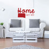 Home Sweet Home State of South Dakota Vinyl Wall Art Decal For Living Dining, Family Room, or Entryway Decor