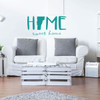 Home Sweet Home State of Vermont Vinyl Wall Art Decal For Living Dining, Family Room, or Entryway Decor