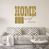 Home Sweet Home State of Wyoming Vinyl Wall Art Decal For Living Dining, Family Room, or Entryway Decor