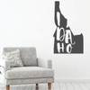 Idaho Wall Decal - State Silhouette Vinyl Art for Home Decor, Living Room or Family Room Decoration