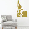 Idaho Wall Decal - State Silhouette Vinyl Art for Home Decor, Living Room or Family Room Decoration