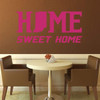 Indiana Wall Decal | 'Home Sweet Home' State Silhouette Vinyl Mural Decal for Living, Dining, Family Room, Office, Bedroom | Red, Black, White, Blue, Other Colors