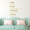Inspirational Vinyl Wall Decal