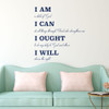 Inspirational Vinyl Wall Decal