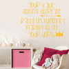 Inspiring Life Quotes Wall Decor Vinyl Decal for Tweens - Your Value Doesn't Decrease - Kids or Teenage Boys or Girl's Bedroom or Playroom Decoration