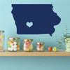 Iowa Home Decor Vinyl Wall Decal