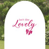 Isn't She Lovely Vinyl Decal - Nursery or Baby Shower Decor