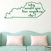 Kentucky Wall Decal - Why Would You Live Anywhere Else - State Vinyl Art Silhouette for Home Decor, Living Room or Family Room Decoration