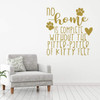 Kitty Feet Quote Vinyl Wall Lettering Design