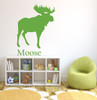 Large Moose Wall Decal - Educational Vinyl Sticker for Home, Playroom, or Classroom