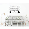 LDS Missionary Gift - Personalized Wall Decal - Alma 17:13 Scripture - Custom Vinyl Decoration for Home, Bedroom, Living Room