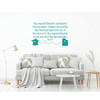 LDS Missionary Gift - Personalized Wall Decal - Alma 17:13 Scripture - Custom Vinyl Decoration for Home, Bedroom, Living Room