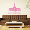 LDS Temple Decal - Mt Timpanogos Mormon Temple Vinyl Sticker Mural with Primary Song Quote - Latter-day Saint Home Decor for Living Room, Bedroom, Kitchen