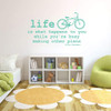 Life Quote Wall Decal