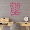 Love Quotes Wall Decor