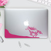 Macbook Decal - Running Horse In Moonlight - Vinyl Sticker Design for Apple Laptop Decor