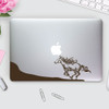 Macbook Decal - Running Horse In Moonlight - Vinyl Sticker Design for Apple Laptop Decor