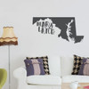 Maryland Wall Decal - State Silhouette Vinyl Art for Home Decor, Living Room or Family Room Decoration