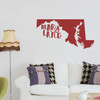 Maryland Wall Decal - State Silhouette Vinyl Art for Home Decor, Living Room or Family Room Decoration